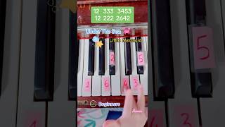 🎶 Under the Sea piano song 🦀🐠easypiano pianomusichocpiano underthesea arial littlemermaid [upl. by Daahsar]