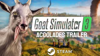 Goat Simulator 3 – Accolades Trailer  Steam Release [upl. by Caterina]