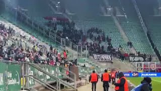 Kibice Piasta Gliwice we Wrocławiu  19022022 [upl. by Procora]