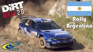 Subaru Impreza S14 WRC Petter Solberg 2008  Rally Argentina  DiRT RALLY 20 [upl. by Starinsky]