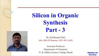 Silicon In Organic Synthesis Part 3  Resctions of Silanes  Epoxides  Allyl Silanes [upl. by Zurc18]