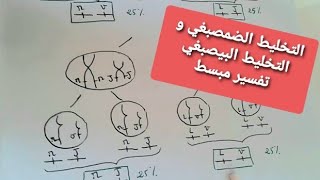 التخليط الضمصبغي و التخليط البيصبغي  القوانين الإحصائية  Brassage chromosomique [upl. by Madigan]