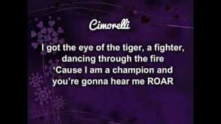 Roar Cimorelli Version lyrics [upl. by Marashio113]