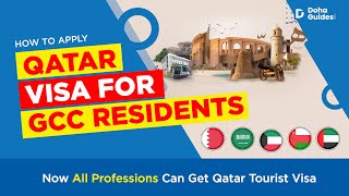 Qatar Visa For GCC Residents How To Apply Through Hayya Portal 2023  All Professions Eligible [upl. by Dorin]