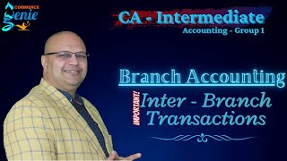 CA Inter Inter Branch Transactions  Branch Accounting Revision Video [upl. by Retsel]