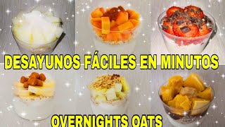 DESAYUNOS FACILES EN MINUTOSCON AVENAOVERNIGHTS OATS [upl. by Adnek]