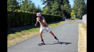 Getting started with skating on roller skis [upl. by Lillian]