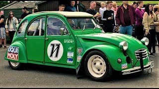 Citroen 2CV with BMW R1100GS Engine  9200Rpm Swapped Classic  Retro Rides 2017 [upl. by Jepum290]