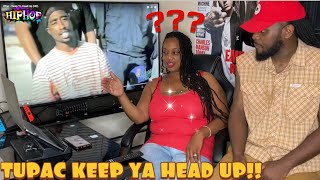 TUPAC KEEP YA HEAD UP reaction [upl. by Ariom]