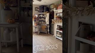 Simply Autumn  Fall Decor Decorating Ideas  Home Tour Primitive House Tours Living Room Homes [upl. by Rehpinnej817]