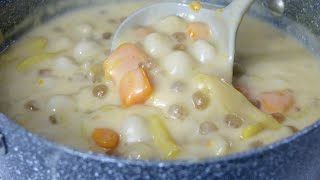 Ginataang Bilo Bilo Recipe  Glutinous Rice Balls in Coconut Milk  Bilo bilo [upl. by Idnis]