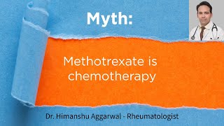 Methotrexate folitrax for Rheumatoid Arthritis  Does it used in Cancer by Dr Himanshu Aggarwal [upl. by Yatnahs]