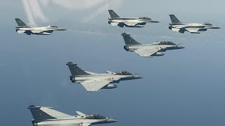 Indian Air Force’s Rafale fighter jets participates with US Air Force in Exercise Red Flag [upl. by Schinica]