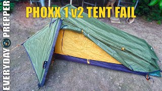 Phoxx 1v2 tent One man backpacking tent issues [upl. by Oilalue]