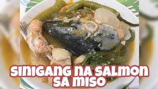 HOW TO COOK SINIGANG NA SALMON SA MISO  Chef Dads Kitchen [upl. by Auvil]