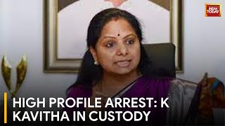 BRS Leader K Kavitha Arrested In Delhi Liquor Scam Claims Case Is Fabricated  India Today News [upl. by Erbua]