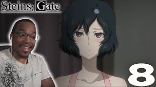 DID IT WORK  SteinsGate Episode 8 REACTION [upl. by Wernda]