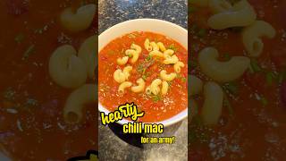 Easy Hearty Chili Mac Recipe  Comfort Food You’d Never Know is vegan [upl. by Kirrad]