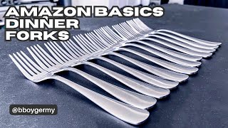 Amazon Basics Stainless Steel Dinner Forks  4 Months Later [upl. by Anivlis]