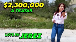 Se vende LOTE bien UBICADO en Jerez Zacatecas [upl. by Shanan]