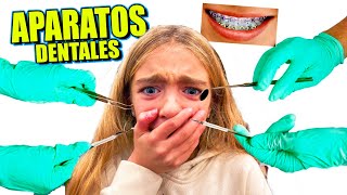 LE PONEN LOS APARATOS DENTALES A GISELE itarte vlogs [upl. by Gallard]