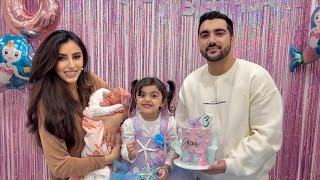 ZAIRA’s 3rd BIRTHDAY PARTY 🥳 The Zaid Family [upl. by Solon401]