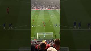 Mo Salah puts Liverpool 1 nil up against Chelsea at Anfield [upl. by Orsini]