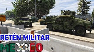 GTA V LSPDFR 116 RETÉN EJERCITO MEXICANO  CONVOY Y DESACTIVANDO BOMBA  TheAxelGamer [upl. by Finella30]