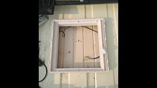 camper  Thule omnivent air ventilation installation part 1 [upl. by Aelyak7]