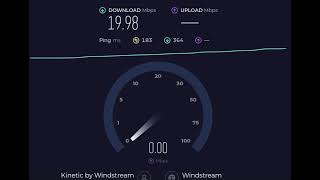 kinetic by windstream 1 Gig Internet speed test [upl. by Kath]