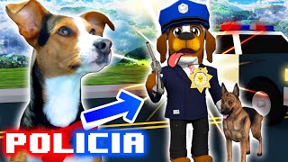 😱 COOPER HA ADOPTADO UN PERRO Y SE HA HECHO POLICÍA 🐕‍🦺👮‍♂️  ROBLOX [upl. by Drisko]