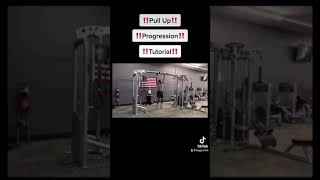 Pull Up Progression Tutorial 💪🏾 calisthenics pullups fitness buildmuscle trending viral [upl. by Munshi]