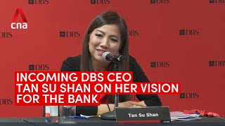 Incoming DBS CEO Tan Su Shan on her vision for the bank [upl. by Ylrak]