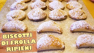 BISCOTTI DI FROLLA RIPIENI  Ricetta Facile  Il Paradiso Delle Tentazioni [upl. by Herzen]