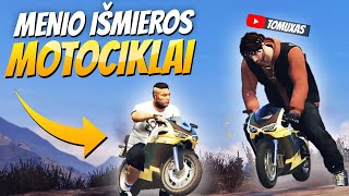 MENIO DYDŽIO MOTOCIKLAI  GTA RP  Didysis Menis 19 [upl. by Ruyam90]