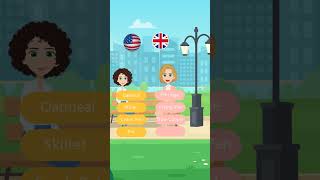 American and British English Side by Side Accent and Vocabulary Comparison Series22 english [upl. by Ttegdirb]