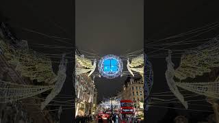 Regent Street christmas lights switch on 2024 [upl. by Akemat]