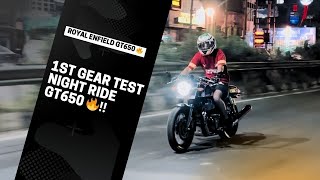 Top speed of Gt650 in 1st gear 🚀  Rash riding on Gt  traffic is not for us ❌❌‼️ [upl. by Gunter]