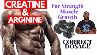 Arginine  Creatine For Strength amp Muscle Growth [upl. by Analahs]