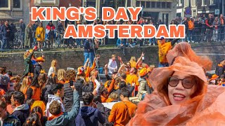 Koningsdag In Amsterdam 2024  Hari Raja Belanda  Nonsje Vlog [upl. by Nnaeed]