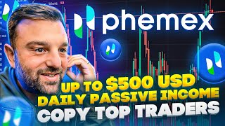 🔥 TRYING COPY TRADING ON PHEMEX 🔷 ONECLICK COPY TRADE FEATURE USDT PASSIVE INCOME 💵 [upl. by Lednyk250]