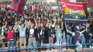 Cori contro Catanzaro sciarpata e tifo degli ultras cosentini in CosenzaPaganese Lega Pro 1617 [upl. by Eninotna]