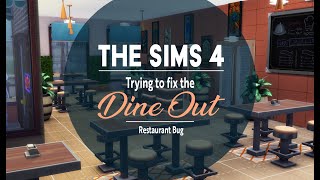 The Sims 4 Stream Highlights  Trying to fix the Dine Out Pack Restaurant bug [upl. by Roxana905]