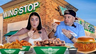 Brits Try WINGSTOP for the first time From Texas [upl. by Llain]