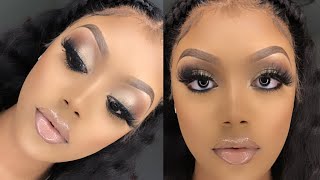 Beginner Friendly Makeup tutorial Natural Glam X Affordable [upl. by Nairadal]