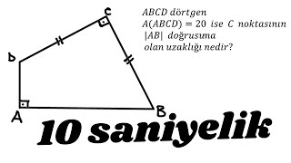 DÖRTGEN ZOR SORU  10 SANİYELİK [upl. by Ellevel662]