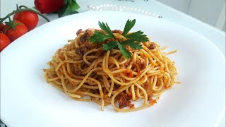 KIYMALI MAKARNA SPAGETTİ MAKARNA [upl. by Odin]