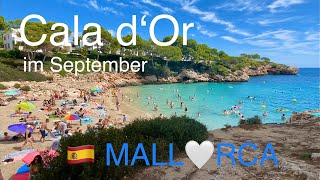 Cala d’Or Beach🏖️🌴Summer Paradise Cala Esmeralda MALLORCA island🇪🇸spain mallorca travel video [upl. by Atterrol647]