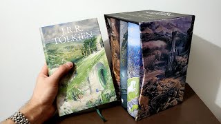 The Hobbit amp The Lord of the Rings Illustrated by Alan Lee Hardcover Boxset [upl. by Nellie]