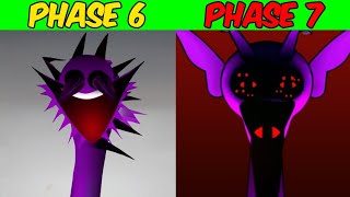 Phase 6 VS Phase 7 in Incredibox Sprunki [upl. by Siddra]